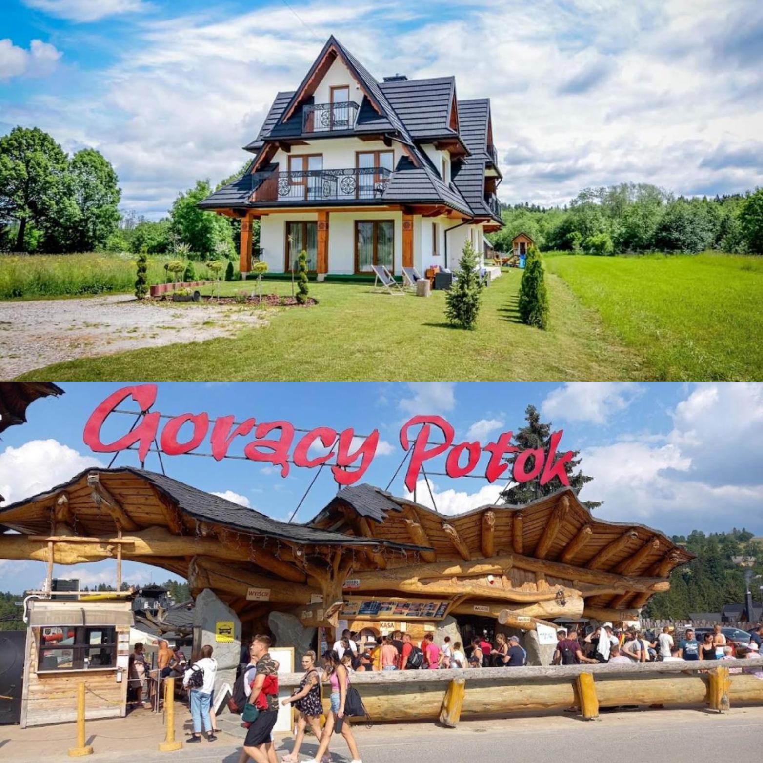 Cicha Woda 300 M Od Goracy Potok I Termy Szaflary Exterior foto